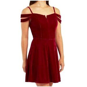 BCX DRESS Womens Pink Adjustable Lined Bodice Padded Bust Short Dress S